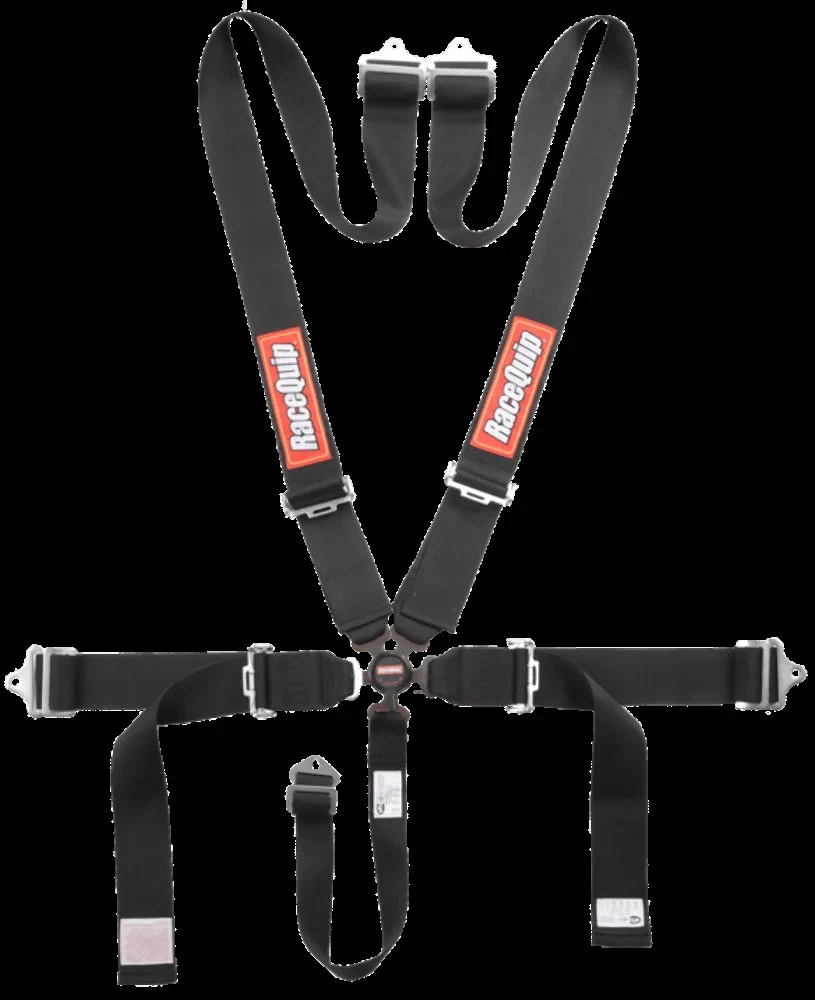 Sfi Camlock 5Pt Pd Lap Seat Belts Blk - 741001RQP